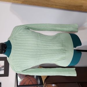 Sonoma mint green sweater EUC